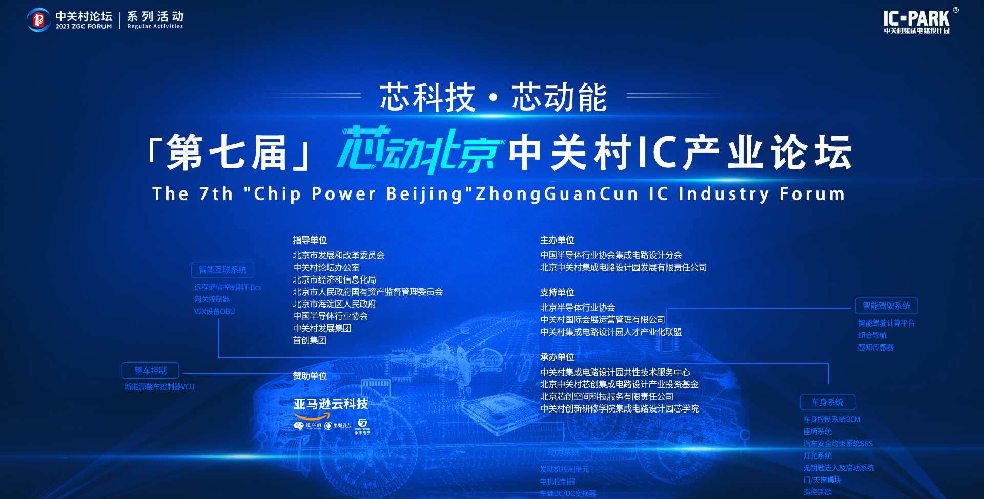系列活動：第七屆“芯動北京”中關村IC產(chǎn)業(yè)論壇將于8月4日開幕！