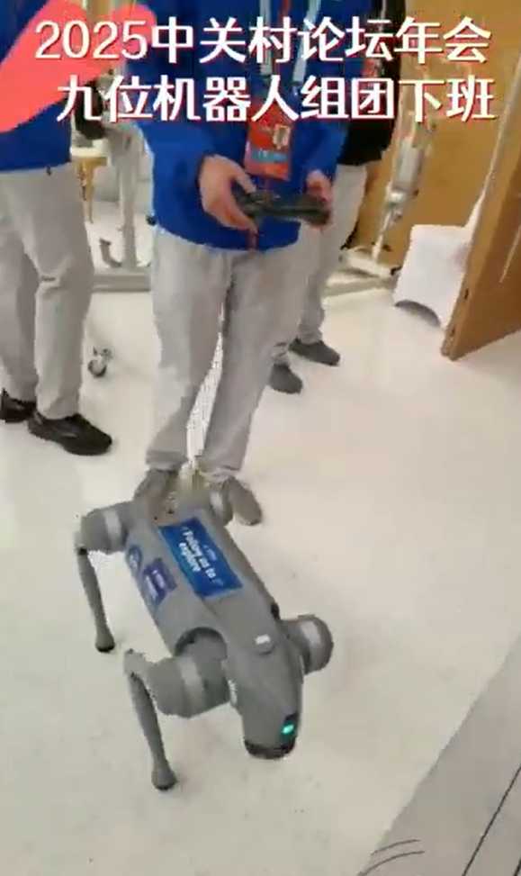 2025中關(guān)村論壇年會圓滿結(jié)束，九位機(jī)器人“組團(tuán)”下班